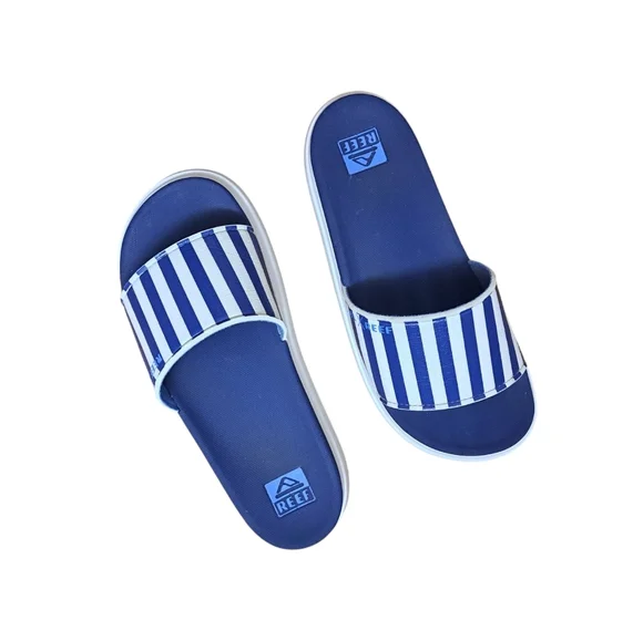 Reef Cushion Bondi Bay Bluestone Slide Sandal Women's Size 9 Beach Boat Summer - Picture 9 of 12